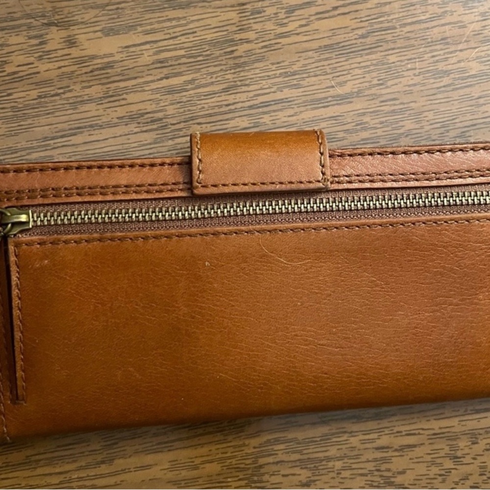 Madewell Post Wallet 100% Leather - Picture 3 of 4